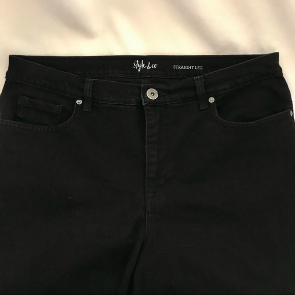 Jeans~Straight Leg / Like New / Style & Co / Host Pick - Picture 3 of 11